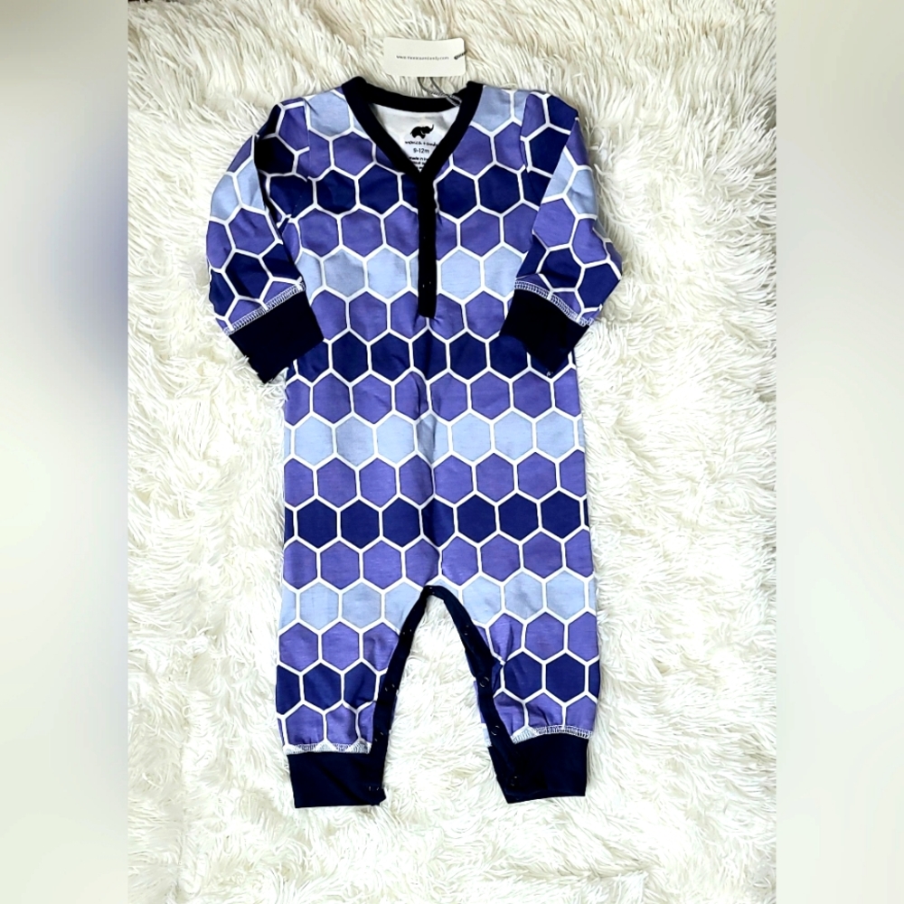 Monica & Andy Button Up PJ's